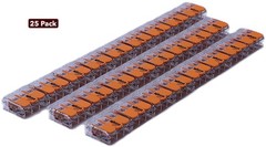 WAGO 221-413 Lever Nut Wire Connectors 25 Pack FAST SHIP Genuine 3 Conductor
