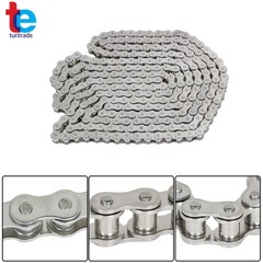#40SS Stainless Steel Roller Chain x 10 feet+1 Free Connecting Links