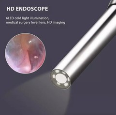 LED Ear Endoscope HD Otoscope Ear Wax Cleaning Camera Tool Cleaner Removal Kit
