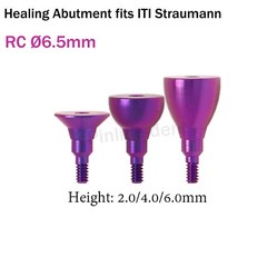 Dental Healing Abutment Caps NC/RC Cover Screw fits ITI Straumann BL/BLT
