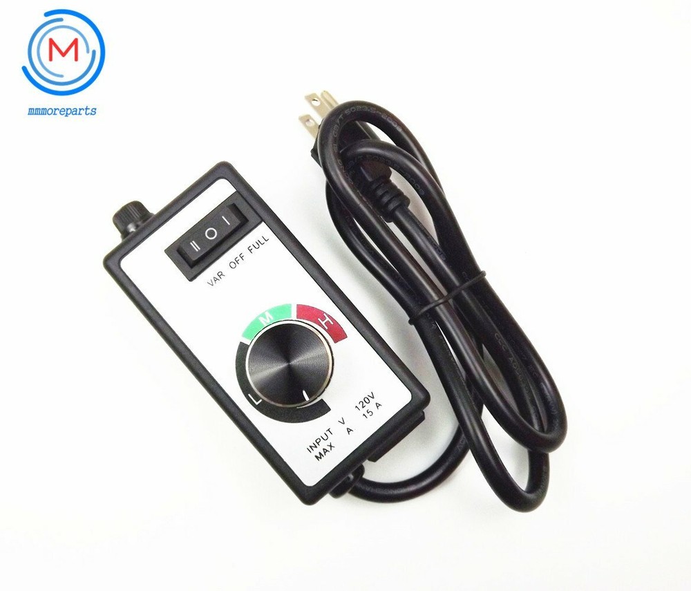 For Router Fan Variable Speed Controller Electric Motor Rheostat AC 120V NEW