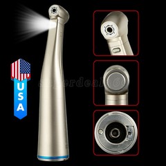 NSK Style Dental Internal Spray Fiber Optic LED Low Speed Contra Angle Handpiece