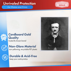 25 8×10 Ultra Premium CBG Pro Topload Toploaders Hard Rigid Photo Holders