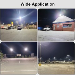 150W LED Shoebox Light Dusk To Dawn Outdoor Parking Lot Stadium Area Lighting