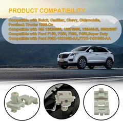 4PCS Tailgate Door Lock Rod Latch Clips, Compatible with Super Duty, Replaces #1