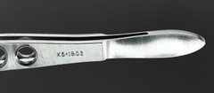 Katena K5-1902 Harms-Colibri Forceps, 1×2 Teeth, Very Delicate, CRV, 4-1/8″