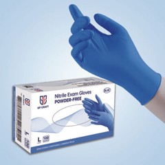 GP Craft Medical Nitrile Gloves 3.5Mil Powder Latex Free Disposable (100pcs)