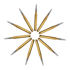 10 Pcs Dental Tungsten STEEL carbide trimming & finishing burs FG7901 7902 7903