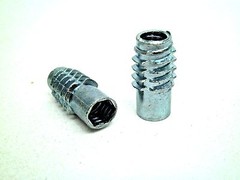 10,25,50,100,250,500,1000-1/4-20 x 3/4 20mm Zinc Threaded Insert STAFAST TNUT NC