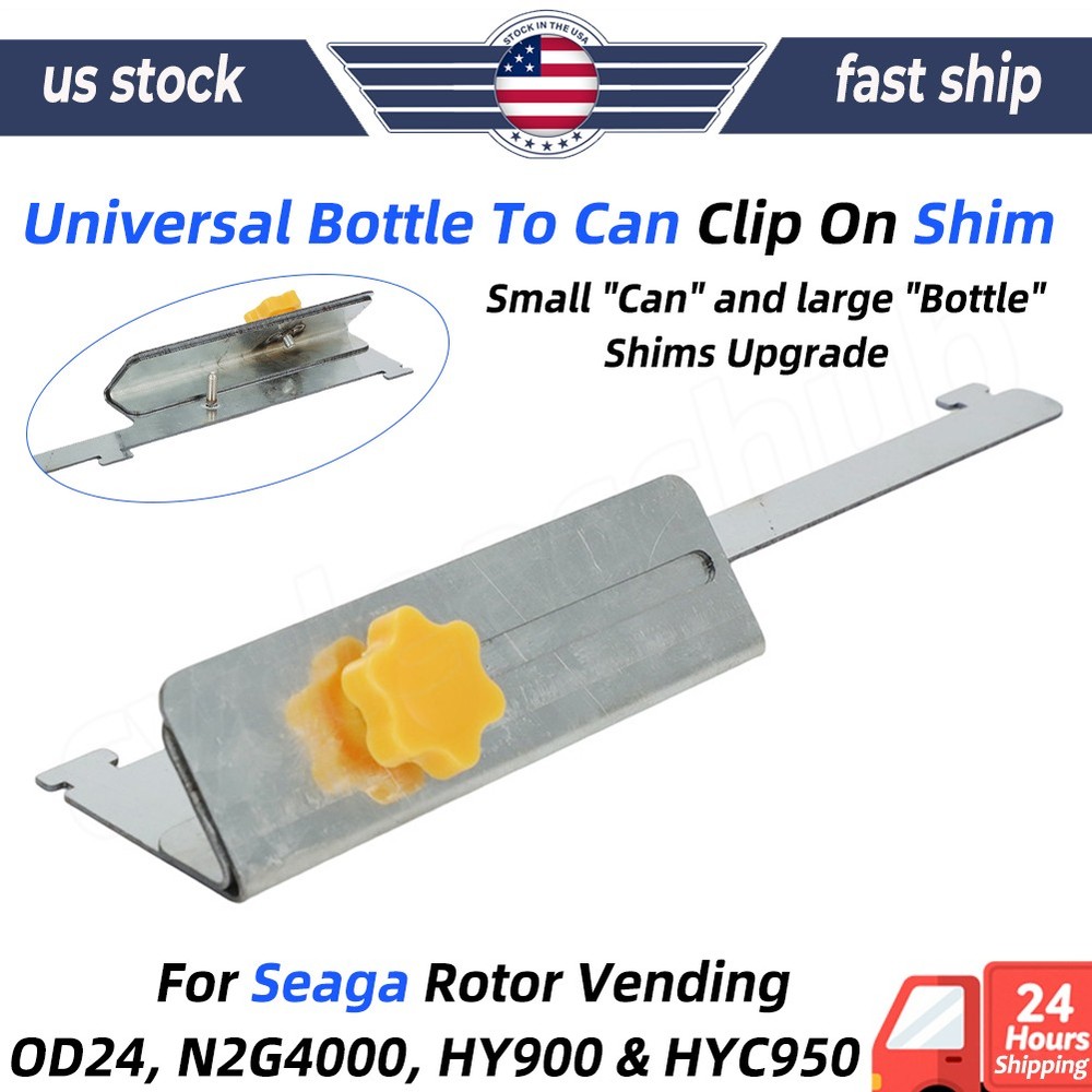 For Seaga HY900 Combo Machine Universal Clip On Shim W/ Adjustment Bottle To Can