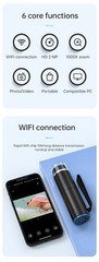 Wifi 2MP 1000X1080P Portable Photo Video Mobile Repair Handheld Microscope