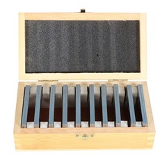 10 Pair 1/8 x 3″ Precision Parallel Set Hardened Steel In Case Steel New