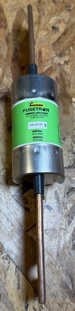 Cooper Bussmann FRS-R-175 Class Rk5 Fusetron Dual Element Fuse