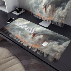 ZMHPGX Dragon Extended Large Gaming Mouse Pad 31.5L x 31.5W inches,