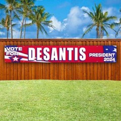 DESANTIS 2024 XXL Banner Advertising Vinyl Flag Sign Many LARGE SIZES ELECTION