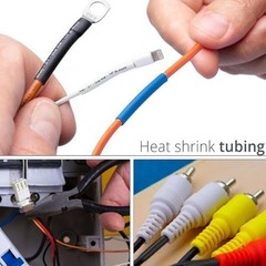 6mm 1/4 Inch Heat Shrink Tubing 9.8FT 21 Ratio Black Electri Size: 1/4 X 9.8ft