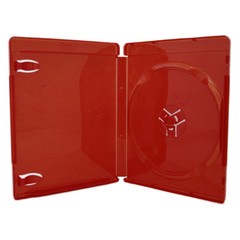 10 NEW TOP QUALITY 14MM PS3 RED GAME CASE,BLU-RAY&PLAYSTATION 3 LOGO, PS3RED-BR