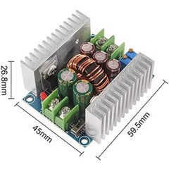 4x DC Converter 20A 300W Step Down Buck-Boost Power Adjustable Charger Board US