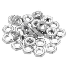 PATIKIL M7 x 1.0 Steel Hex Nuts, 30 Pack Metric Thread Zinc Plated Finished H…
