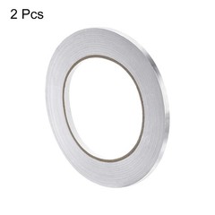2pcs Aluminum Tape, 0.2 inch x 49 Yard Foil Tape (1.96 mil) for Ductwork