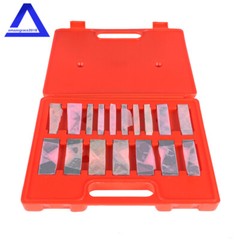 17 Pack 1/4 to 45 Degree Hardened Steel Angle Block Set Accuracy .0003″