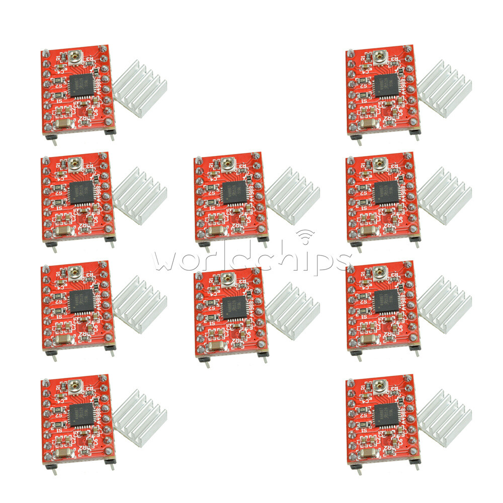 10PCS A4988 Stepper Motor Driver Module StepStick For Reprap 3D Printer New