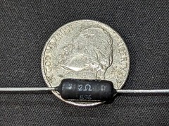 IRC AS2 Resistor 2 Ohm 2W 5% Semi-Precision Wirewound Axial NOS (Lot of 4)