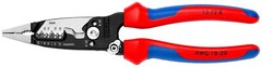 Knipex 8″ Forged Wire Stripper Pliers w Shears 10-20 AWG Comfort Grip 13728 Flat