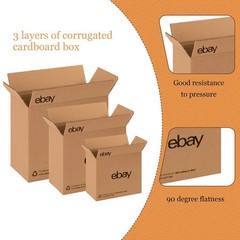 25 pcs 16″x12″x8″ Shipping Packing corrugated cardboard boxes ebay UL