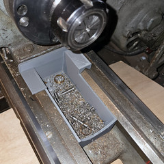 Logan 10″ Metal Lathe Chip Tray Pan – Under‑Carriage Sliding Chip Catcher