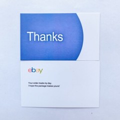 150 Pcs Thanks Cards–Red Blue and Green 3.5*2.1″