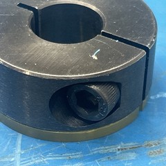 (4) NEW CLAMPING SHAFT COLLAR BLACK OXIDE SC016 16mm ID NNB