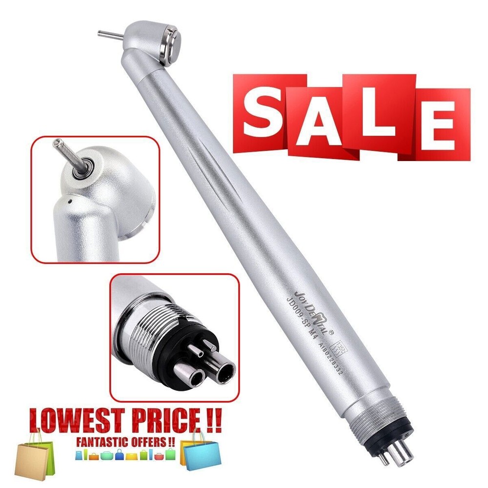 US Dental Push Button High Speed Handpiece PANA-MAX 45 Degree 4 Holes Joydental