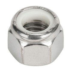 Stainless Steel Nylon Insert Hex Lock Nuts Nylock All Sizes and Quantities