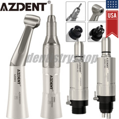 Dental Slow Low Speed Handpiece Contra Angle Straight Air Motor 2/4Holes E-type