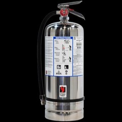 🔥 Strike First 6 Litre K-CLASS Fire Extinguisher W/ 2026 Cert. Tag And 2 Signs