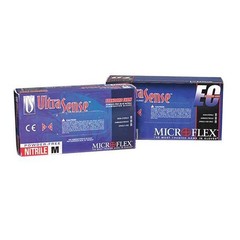 Ansell Use-880-M Microflex Ultrasense Disposable Gloves, 3.9 Mil Palm, Nitrile,