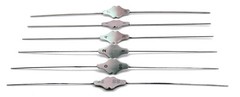 6 Pcs Bowman Lacrimal Probe 6″ Surgical Dental ENT 0000-000,00-0,1-2,3-4,5-6,7-8