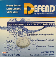 Defend Ultrasonic Cleaning Tablets – 64 Tablets/Box, 2 Tablets/1 Ga UT-1000