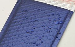 50 #0 Matte Metallic Royal Blue Poly Bubble Mailers Envelopes 6.5×10 DVD Wide CD