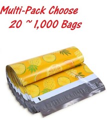 20~1000 Bags 10×13 Pineapple Designer Poly Mailers Envelopes Boutique Custom