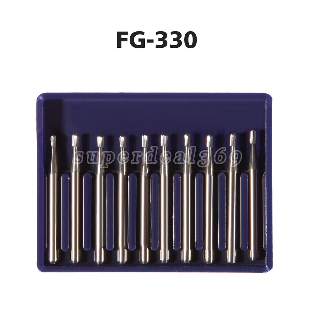 10-100 PCS Dental Lab Clinic Burs Shank Carbide Round Friction Grip FG Bur pa