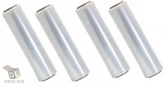 1 Roll 80 Gauge Cast Hand Stretch Wrap 18″ x 1000′ Plastic Bundling Shrink Film