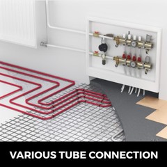 VEVOR 3/4″ x 500ft PEX Tubing Oxygen Barrier O2 EVOH Red Floor Radiant Heat