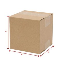 100 4x4x4 Shipping Boxs Packing Mailing Storage Corrugated Box