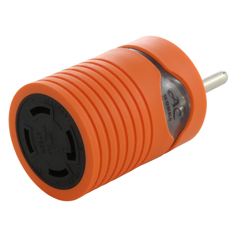 30A 125V NEMA TT-30 Male Plug to 30A NEMA L14-30 Female Connector Adapter