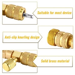 1/4″ & 5/16″ Port Valve Core Remover&Installer For Various Maintenance Scenarios