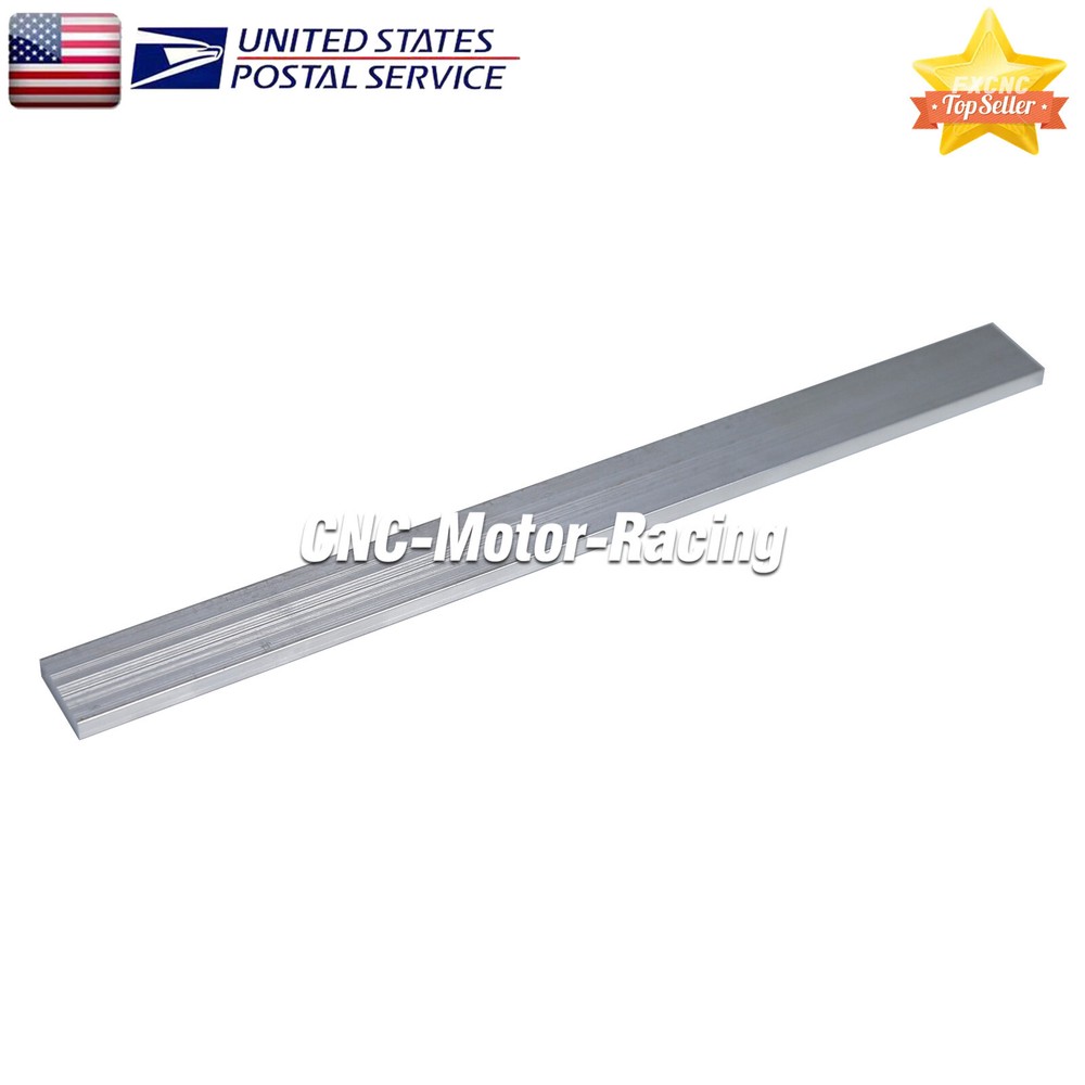 2pcs Aluminum Raw Material Flat Plate Sheet Long 300mm/11.81inch Thick 6mm/0.23″