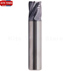 5 Flute 1/2″x5/8″x2-1/2″ Variable Carbide End Mill – .030″ Radius – AlCrN Coated