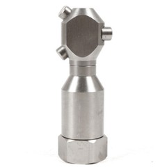 Stainless Rotating Jet Spraying Washing Nozzle Tank Barrel Pipeline Clean 1/2”